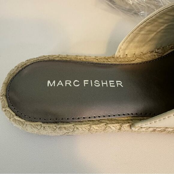 Marc Fisher Women's Slip On Espadrille Leather Beaded Rope Loafers Size 5.5 NIB - Picture 5 of 13